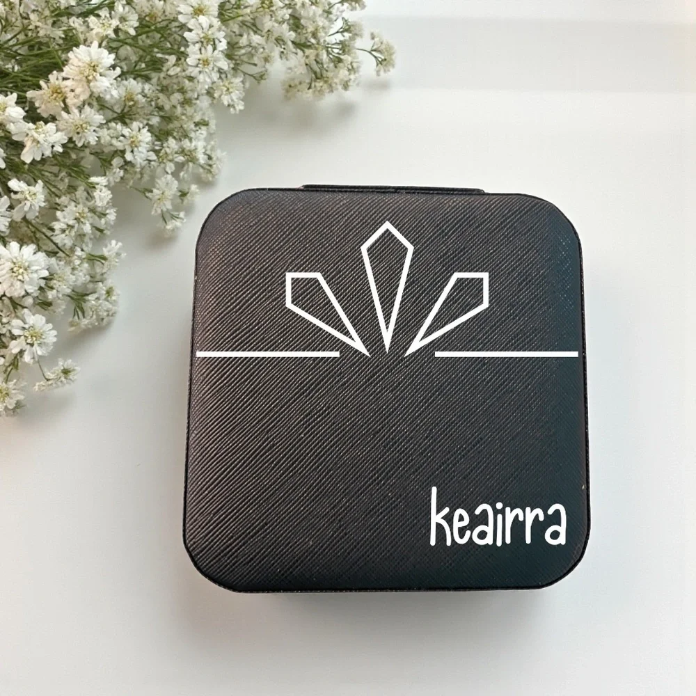 Personalized Travel Jewelry Box – Custom Gift for Bridesmaids, Birthdays & More!